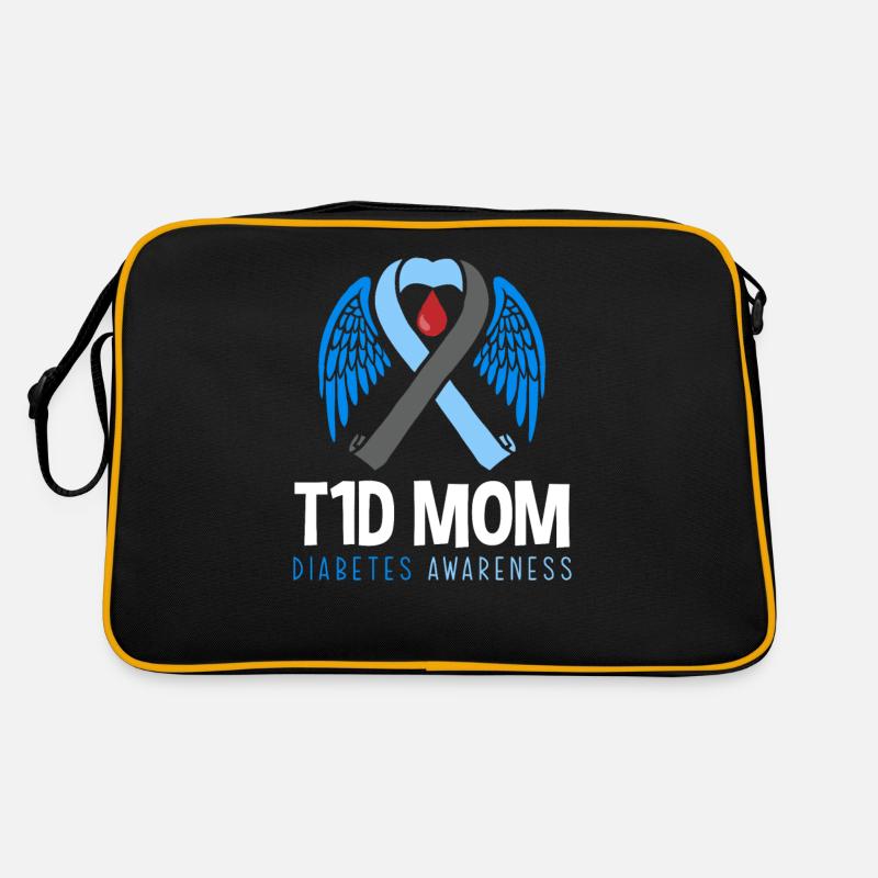 T1D Diabetes Type 1 Diabetic Gift Retro Bag