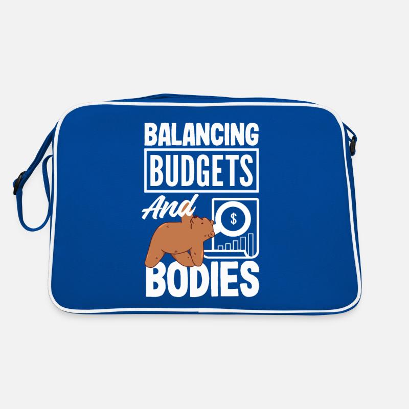 Équilibrer les budgets et les finances du corps en matière de remise en forme Sac Retro