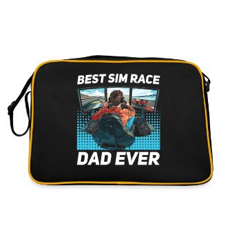 Simulateur Cockpit Esports Sim Racing - Sac Retro - noir/or - Dos