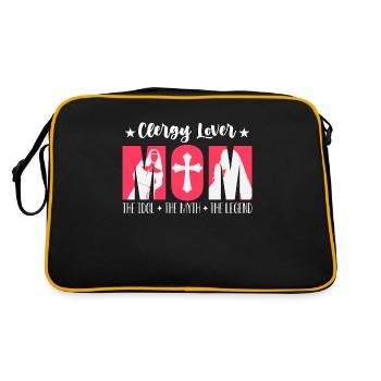 Clergy Lover Mom The Idol The Myth Loves Devotion - Retro Bag - black/gold - Back