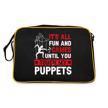 Puppeteer, puppeteer - Retro Bag - black/gold - Back