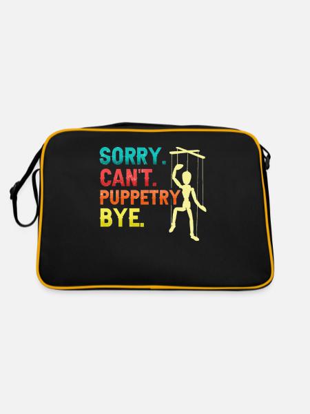 Puppeteer, puppeteer - Retro Bag - black/gold - Back