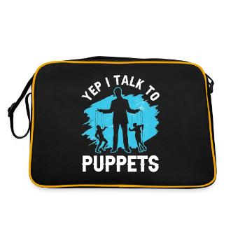 Puppeteer, puppeteer - Retro Bag - black/gold - Back