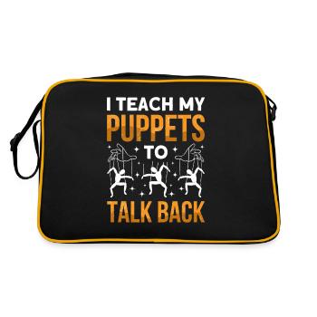 Puppeteer, puppeteer - Retro Bag - black/gold - Back