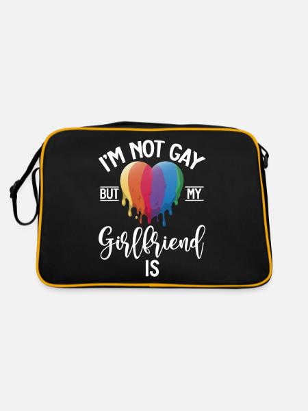 Cadeaux gays - Sac Retro - noir/or - Dos