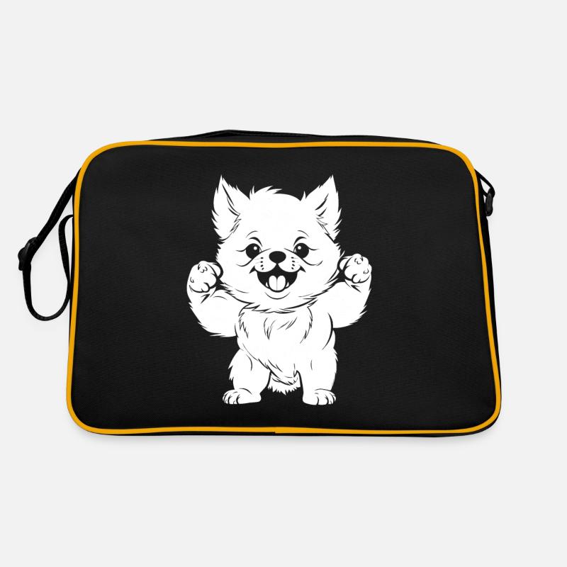 Pomeranian Retro Bag