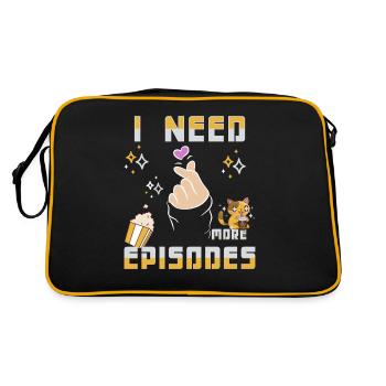 K-Drama Lover Funny KDrama Mom - Retro Bag - black/gold - Back