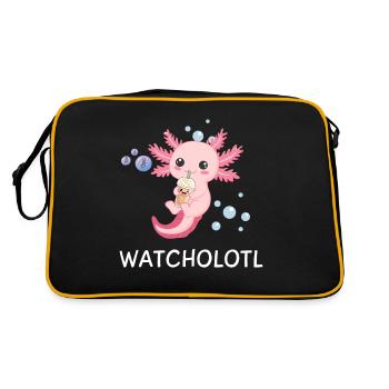 K-Drama Lover Funny KDrama Mom - Retro Bag - black/gold - Back