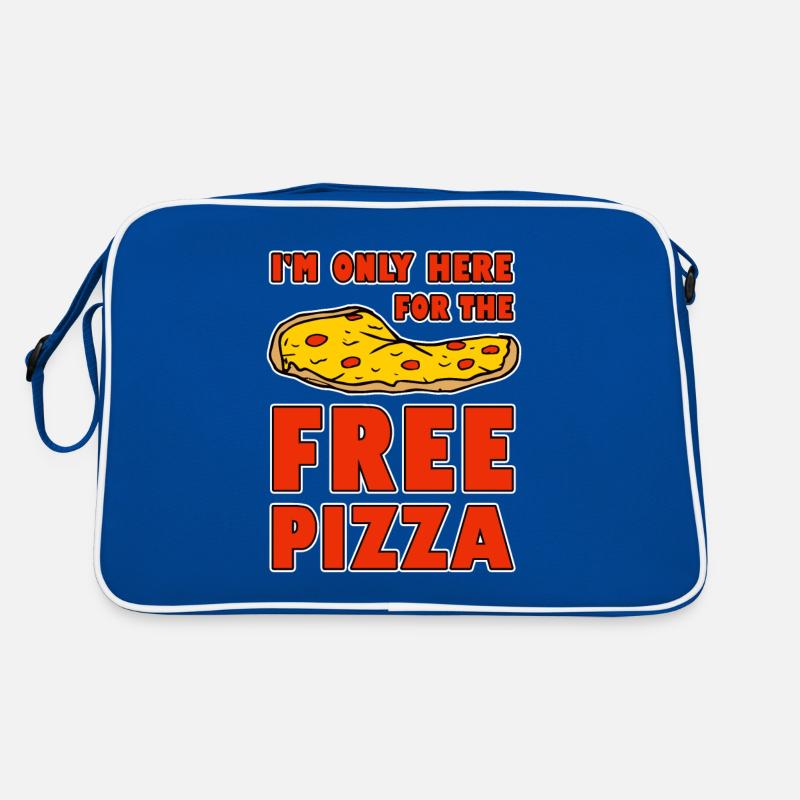 I'm Only Here For The Free Pizza 2 Retro Tasche