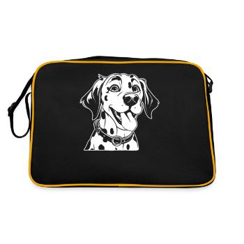 Dalmate - Sac Retro - noir/or - Dos