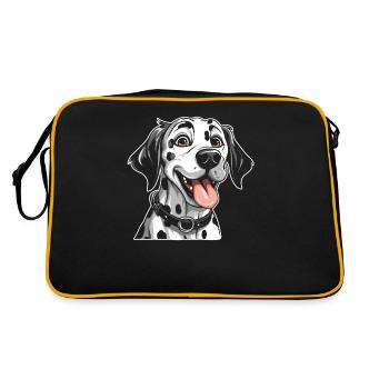 Dalmate - Sac Retro - noir/or - Dos