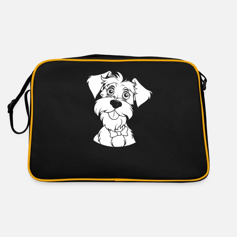 Schnauzer Retro Tasche