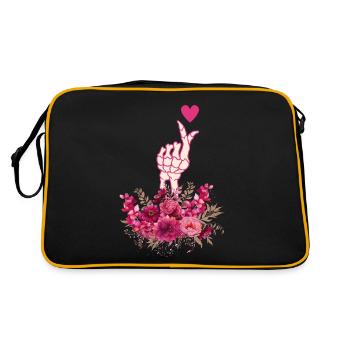 K-Drama Lover Funny KDrama Mom - Retro Bag - black/gold - Back