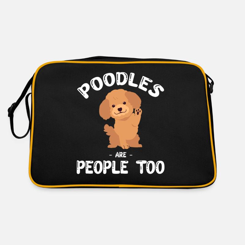 Poodles are also human puppies Maltese Retro Bag