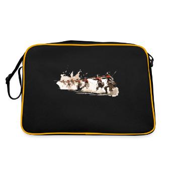 Linieninfanterie 17-18 Jahrhundert Infanterie - Retro Tasche - Schwarz/Gold - Hinten