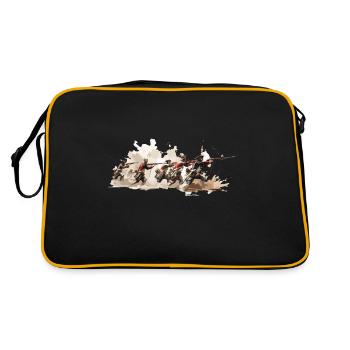 Linieninfanterie napoleonische Soldaten Grenadier - Retro Tasche - Schwarz/Gold - Hinten
