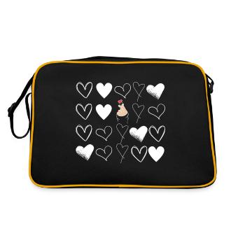 K-Drama Lover Funny KDrama Mom - Retro Bag - black/gold - Back