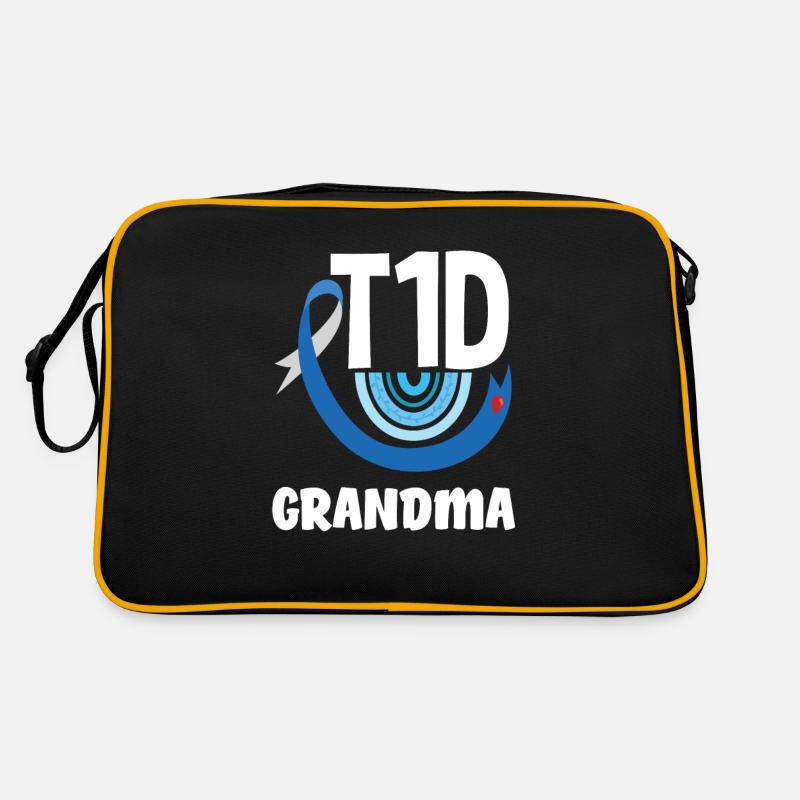 T1D Diabetes Type 1 Diabetic Gift Retro Bag