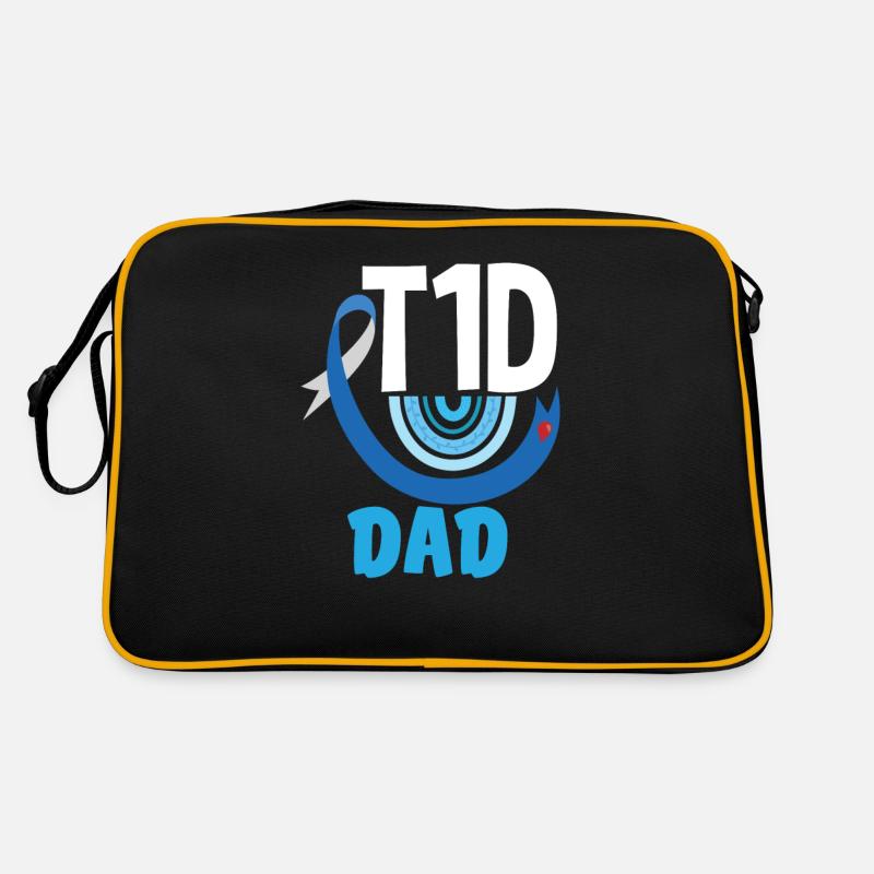 T1D Diabetes Type 1 Diabetic Gift Retro Bag