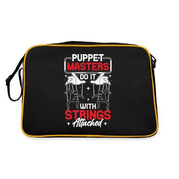 Puppeteer, puppeteer - Retro Bag - black/gold - Back