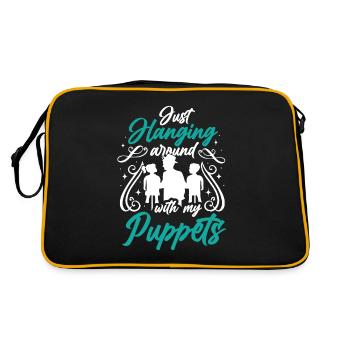 Puppeteer, puppeteer - Retro Bag - black/gold - Back