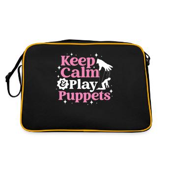 Puppeteer, puppeteer - Retro Bag - black/gold - Back