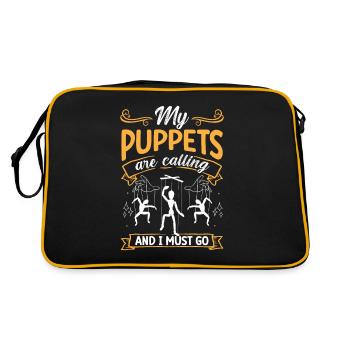 Puppeteer, puppeteer - Retro Bag - black/gold - Back
