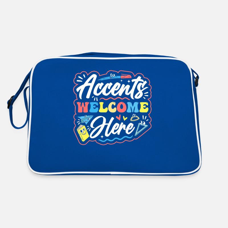 Englischlehrer Englischlerner ELL-Lehrer Retro Tasche