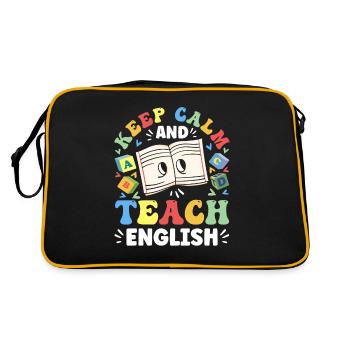 Professeur d’anglais Apprenant d’anglais Professeur d’anglais ELL - Sac Retro - noir/or - Dos