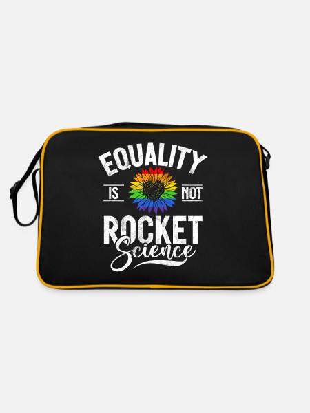 Gay Gifts - Retro Tasche - Schwarz/Gold - Hinten