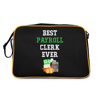Payroll & Pay Best Payroll Calculator - Retro Bag - black/gold - Back