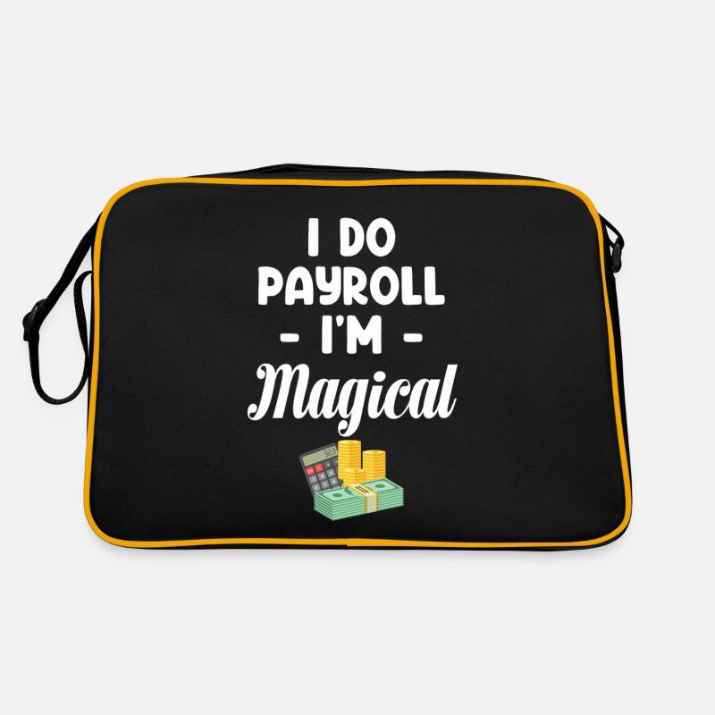 Wage & Salary I Do Payroll - Retro Bag - black/gold