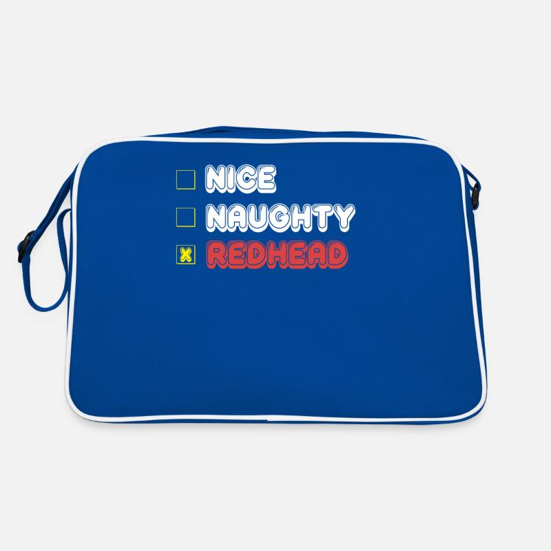 Cute Naughty Redhead Funny British Irish St. Retro Bag