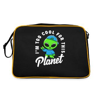 Drôles d’enfants extraterrestres - Sac Retro - noir/or - Dos