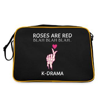 K-Drama Lover Funny KDrama Mom - Retro Bag - black/gold - Back