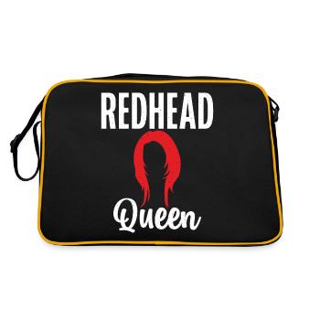 Redhead Gifts - Retro Tasche - Schwarz/Gold - Hinten