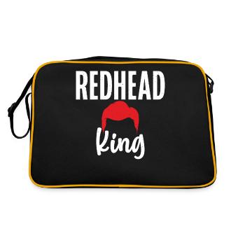 Redhead Gifts - Retro Tasche - Schwarz/Gold - Hinten