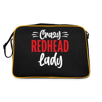 Redhead Gifts - Retro Tasche - Schwarz/Gold - Hinten