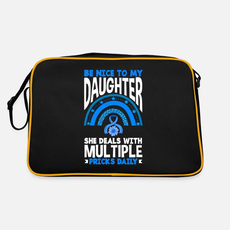 T1D Diabetes Type 1 Diabetic Gift Retro Bag