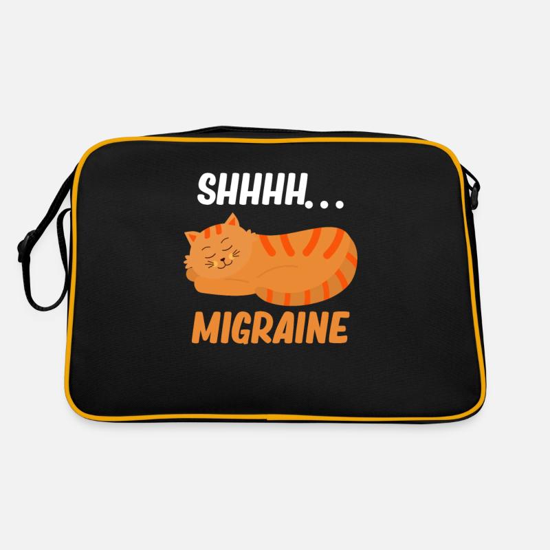 Chut Migraine Merci Maladie Trouble Sac Retro