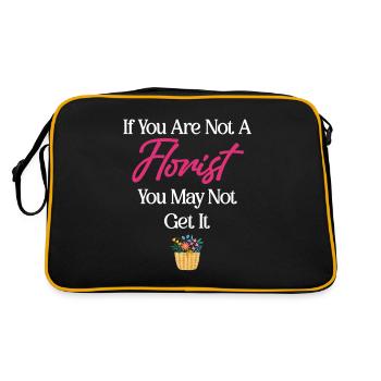 Wenn Sie Kein Florist Sind, Erhalten Sie Es - Retro Tasche - Schwarz/Gold - Hinten