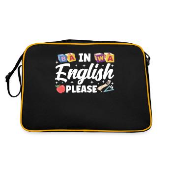 Professeur d’anglais Apprenant d’anglais Professeur d’anglais ELL - Sac Retro - noir/or - Dos