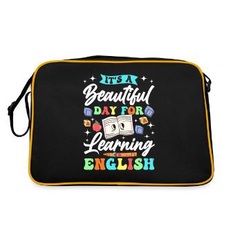 Professeur d’anglais Apprenant d’anglais Professeur d’anglais ELL - Sac Retro - noir/or - Dos