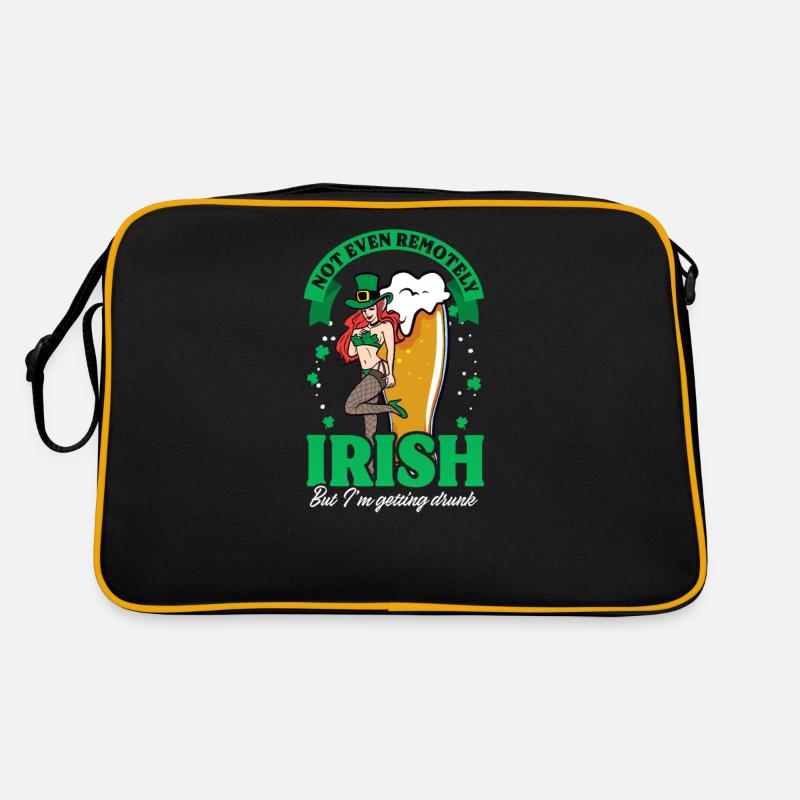 Drôle de Saint-Patrick, même pas irlandais Sac Retro