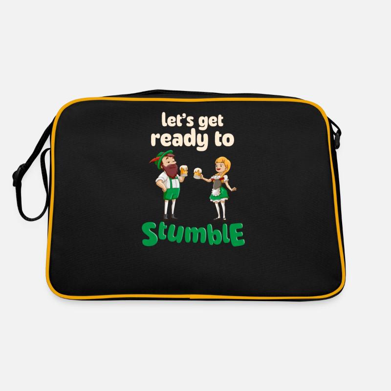 Funny St Patricks Day Lets Stumble Retro Bag
