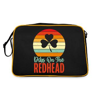 Redhead Gifts - Retro Tasche - Schwarz/Gold - Hinten