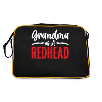 Redhead Gifts - Retro Tasche - Schwarz/Gold - Hinten