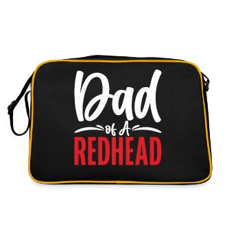 Redhead Gifts - Retro Tasche - Schwarz/Gold - Hinten