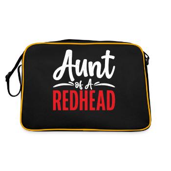 Redhead Gifts - Retro Tasche - Schwarz/Gold - Hinten