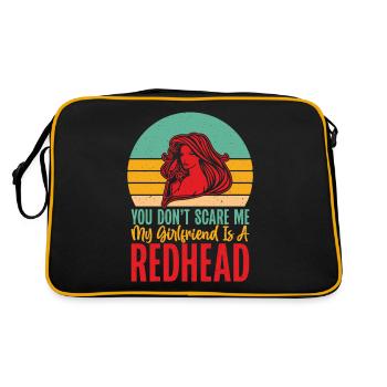 Redhead Gifts - Retro Tasche - Schwarz/Gold - Hinten